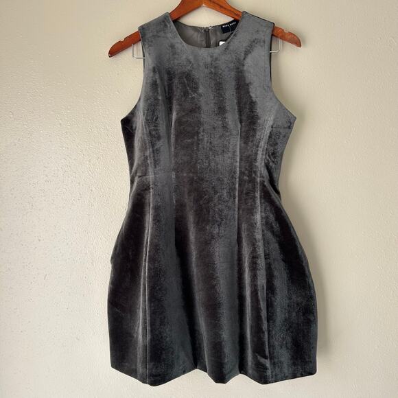 Miou Muse Velvet Olive Green Dress Size Small - Picture 1 of 8